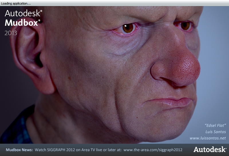 Mudbox 2013 Splash Screen by Luís Santos